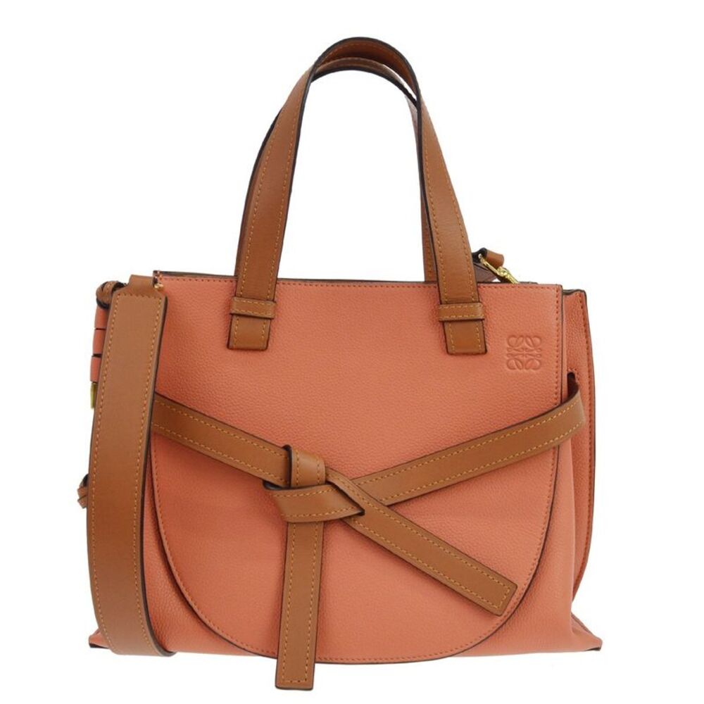 Loewe Gate Leather Pink Leather Tote Bag Bag